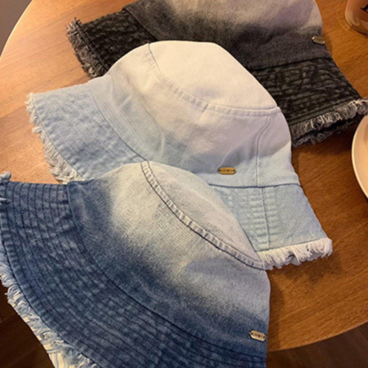 Raw Hem Cotton Hat Trendsi
