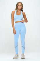Seamless Two Piece Yoga mineral washed active set OTOS Active