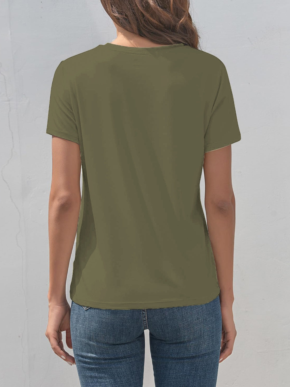 Graphic Round Neck Short Sleeve T-Shirt Trendsi