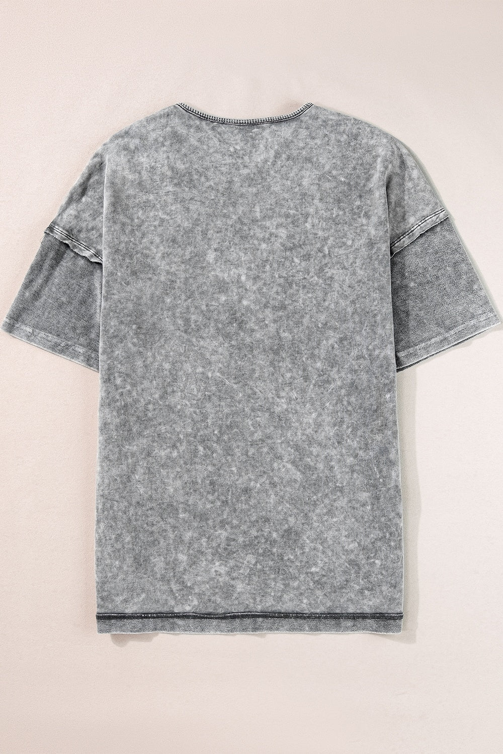 Round Neck Half Sleeve T-Shirt Trendsi