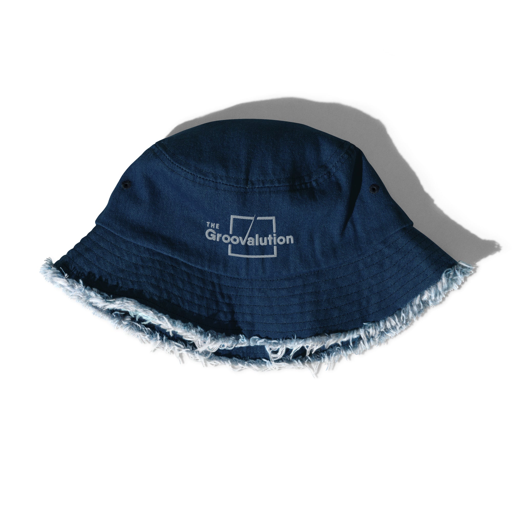 Distressed Denim Groovalution Hat The Groovalution