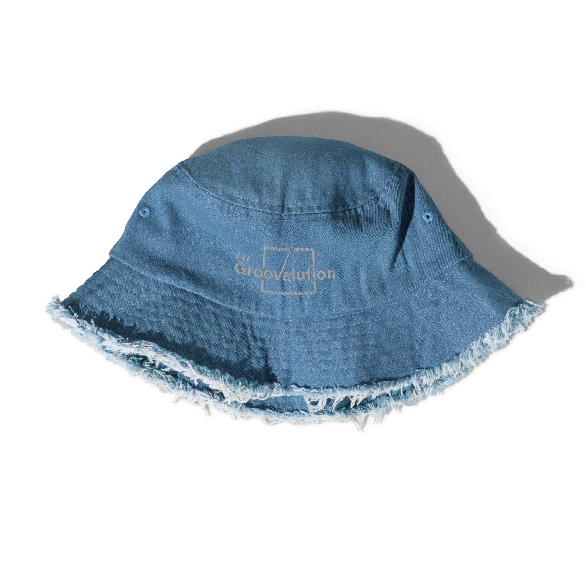 Distressed Denim Groovalution Hat The Groovalution