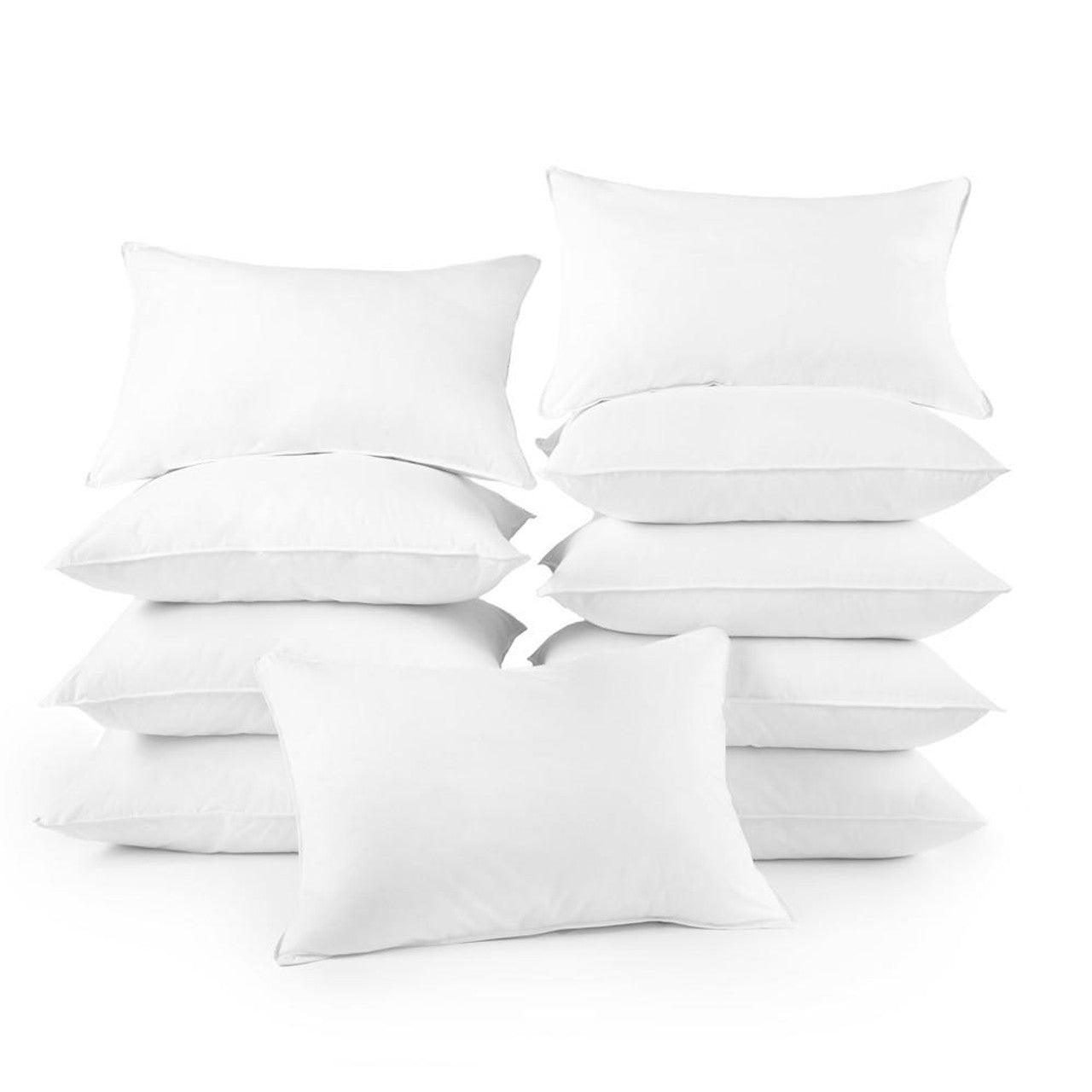 Down Alternative Bulk Pillow 10 Pack for Back beddingbag.com