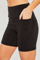 Love Tree High Waist Seam Detail Active Shorts Trendsi