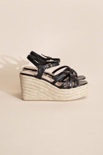 WEBSTER-3 Wedge Sandal Platform Heels Top Guy Footwear