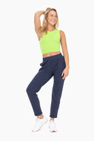 Mono B Cropped Fitted Muscle Tee Mono B