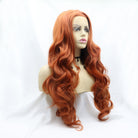 13*3" Lace Front Wigs Synthetic Long Wavy 24" 130% Density Trendsi