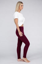 Active Leggings Featuring Concealed Pockets Ambiance Apparel