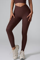 High Waist Active Leggings Trendsi