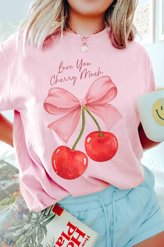 PLUS SIZE - LOVE YOU CHERRY MUCH Graphic T-Shirt BLUME AND CO.