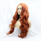 13*3" Lace Front Wigs Synthetic Long Wavy 24" 130% Density Trendsi