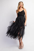 LOVELY TULLE MIDI CROCHET DRESS Sweet Generis