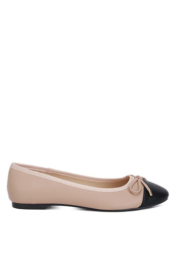 Minato Two Tone Ballet Flats Rag Company