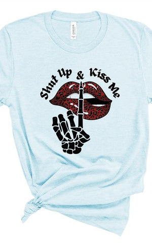 Shup Up and Kiss Me Graphic Tee Ocean and 7th