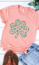 Green Leopard Clover Graphic Tee PLUS Kissed Apparel