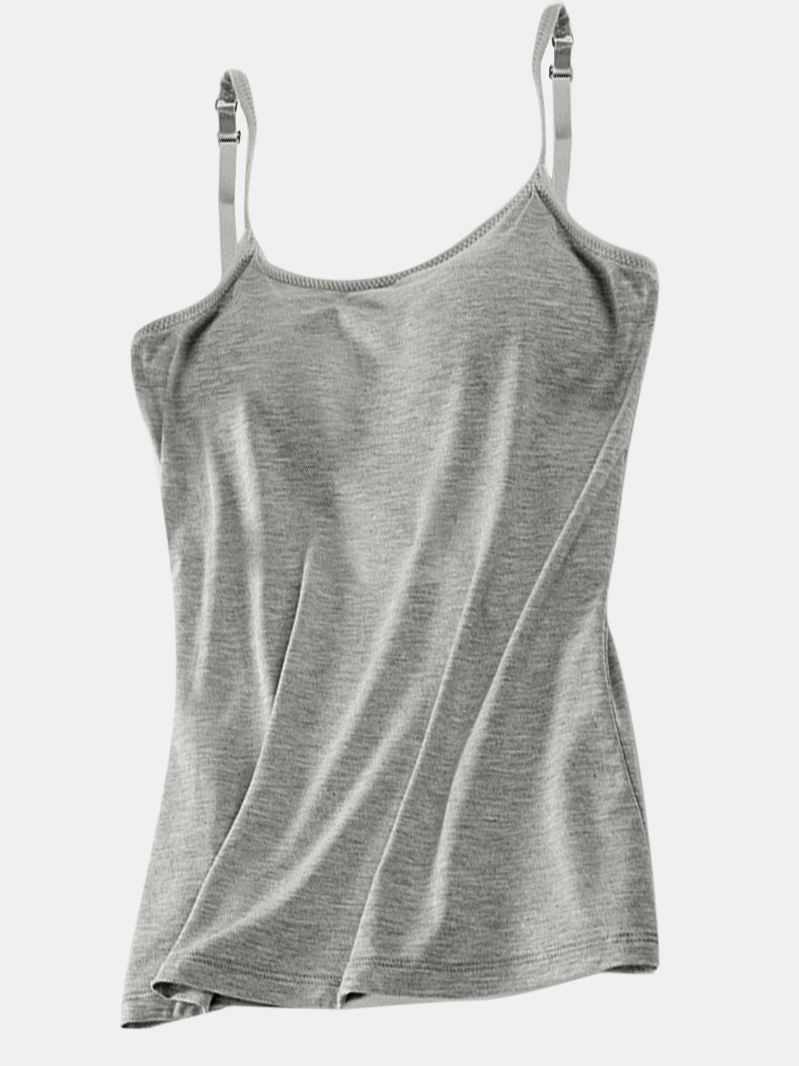 Scoop Neck Adjustable Strap Cami Trendsi