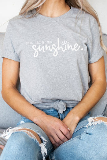 You Are My Sunshine Summer Inspiration Graphic Tee Kissed Apparel