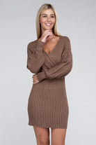 Cable Knit Sweater Dress Nuvi Apparel