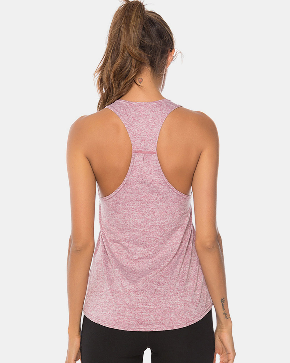 Full Size Scoop Neck Wide Strap Active Tank Trendsi