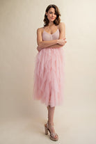 LOVELY TULLE MIDI CROCHET DRESS Sweet Generis