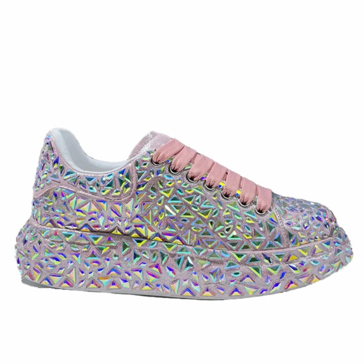 Fashionella Luxury Design Diamond Women's Sneakers Fashionella