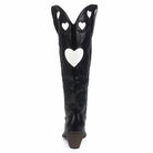 Fashionella Retro Cowboy Heart Shape Sewing Western Boots For Women Fashionella