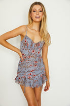 Floral Cami Mini Dress One and Only Collective Inc