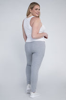 Plus Everyday Leggings with Pockets Ambiance Apparel