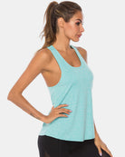 Full Size Scoop Neck Wide Strap Active Tank Trendsi