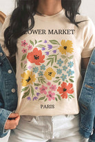 FLOWER MARKET PARIS Graphic T-Shirt BLUME AND CO.