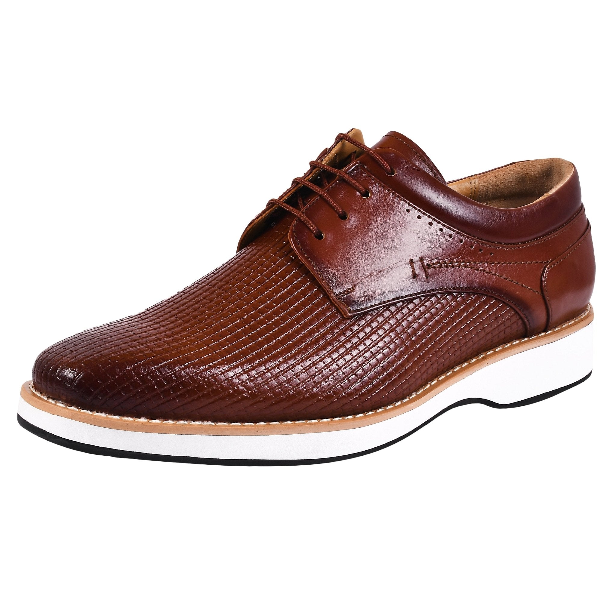 GARY Eva Genuine Leather Oxford Casual Shoes for Men