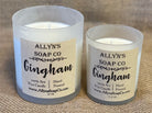 Gingham Soy Candle Allyn's Soap Co