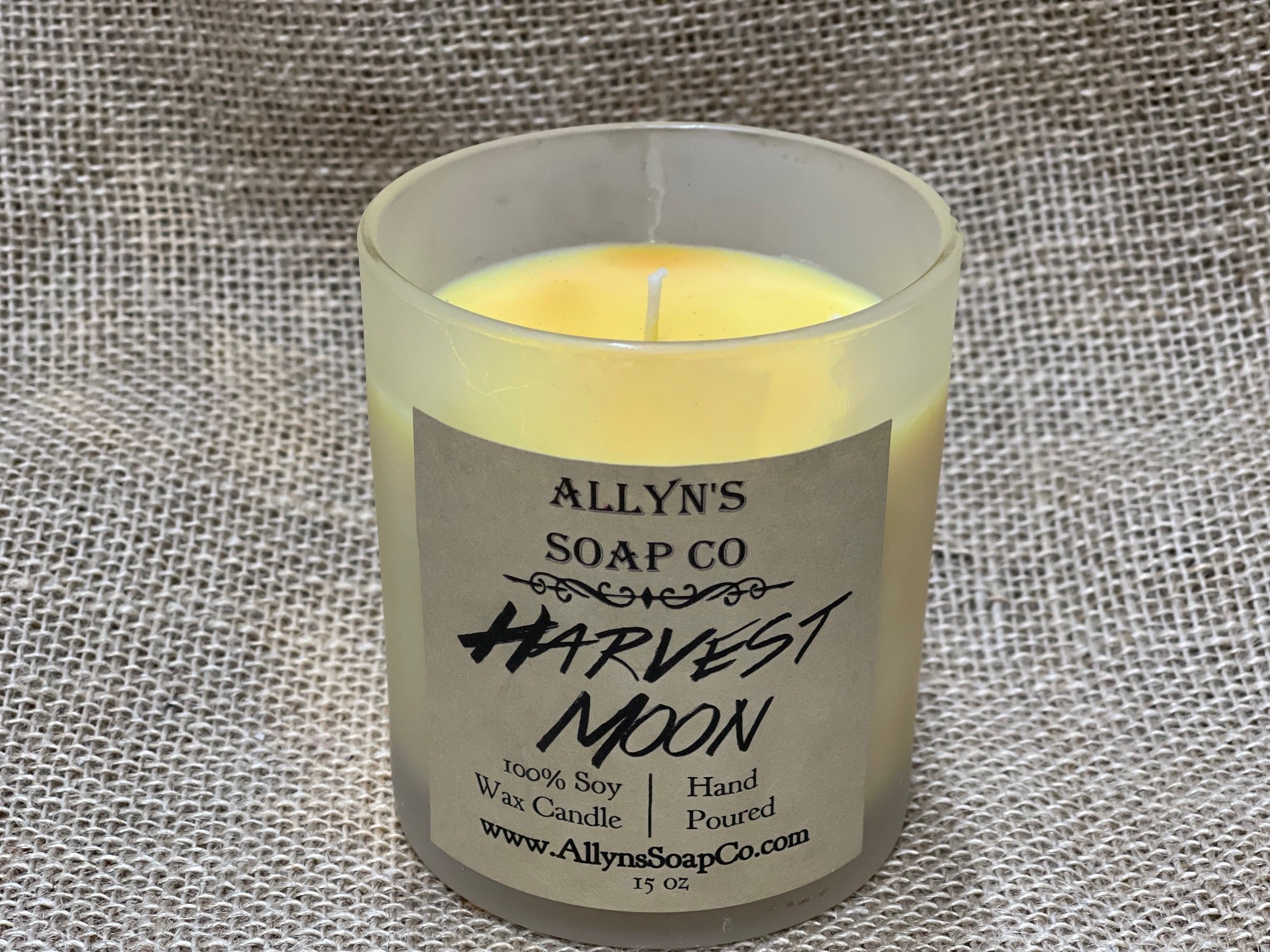 Harvest Moon Soy Candle Allyn's Soap Co