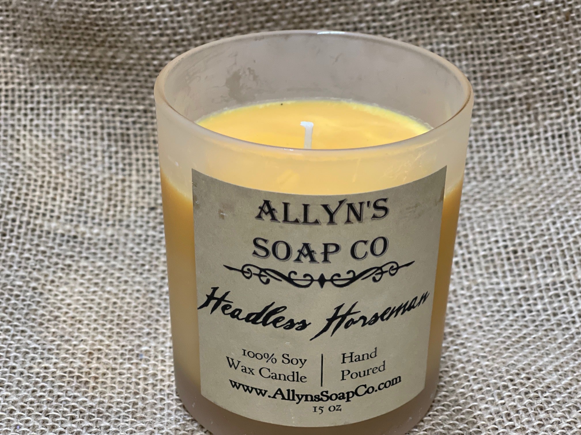 Headless Horseman Soy Wax Candle Allyn's Soap Co