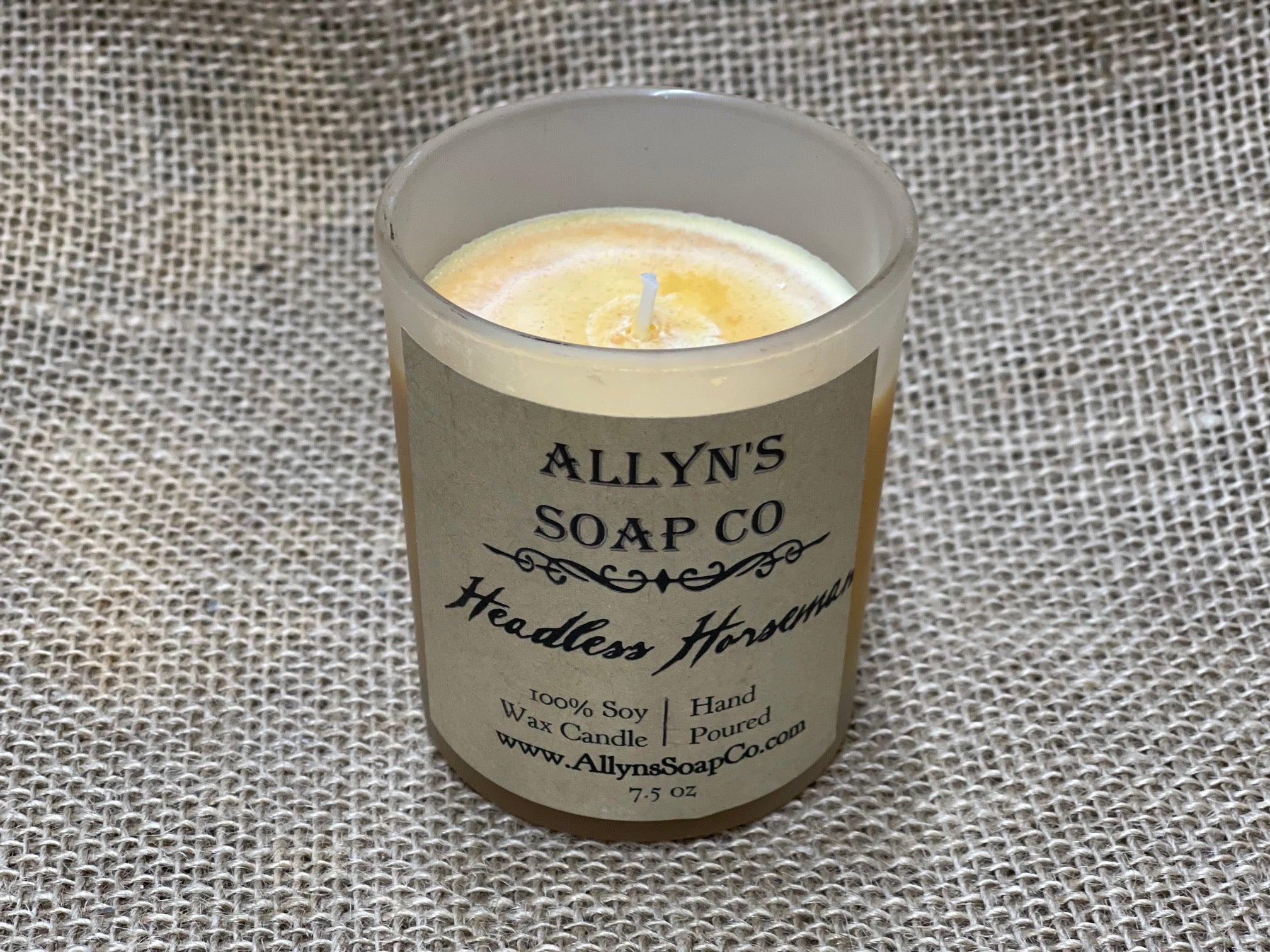 Headless Horseman Soy Wax Candle Allyn's Soap Co