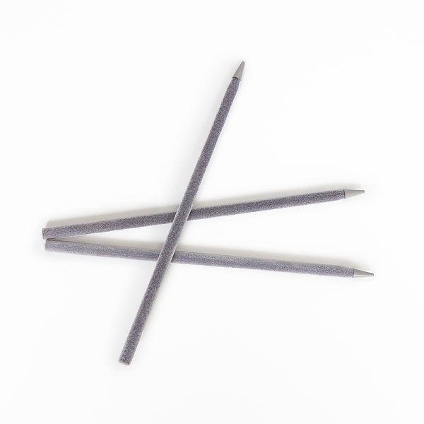 Frenchies Grey Velvet Hairsticks Frenchies