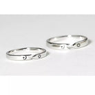 Slim Arrow Adjustable Sun Moon Matching Couple Ring Set The Colourful Aura