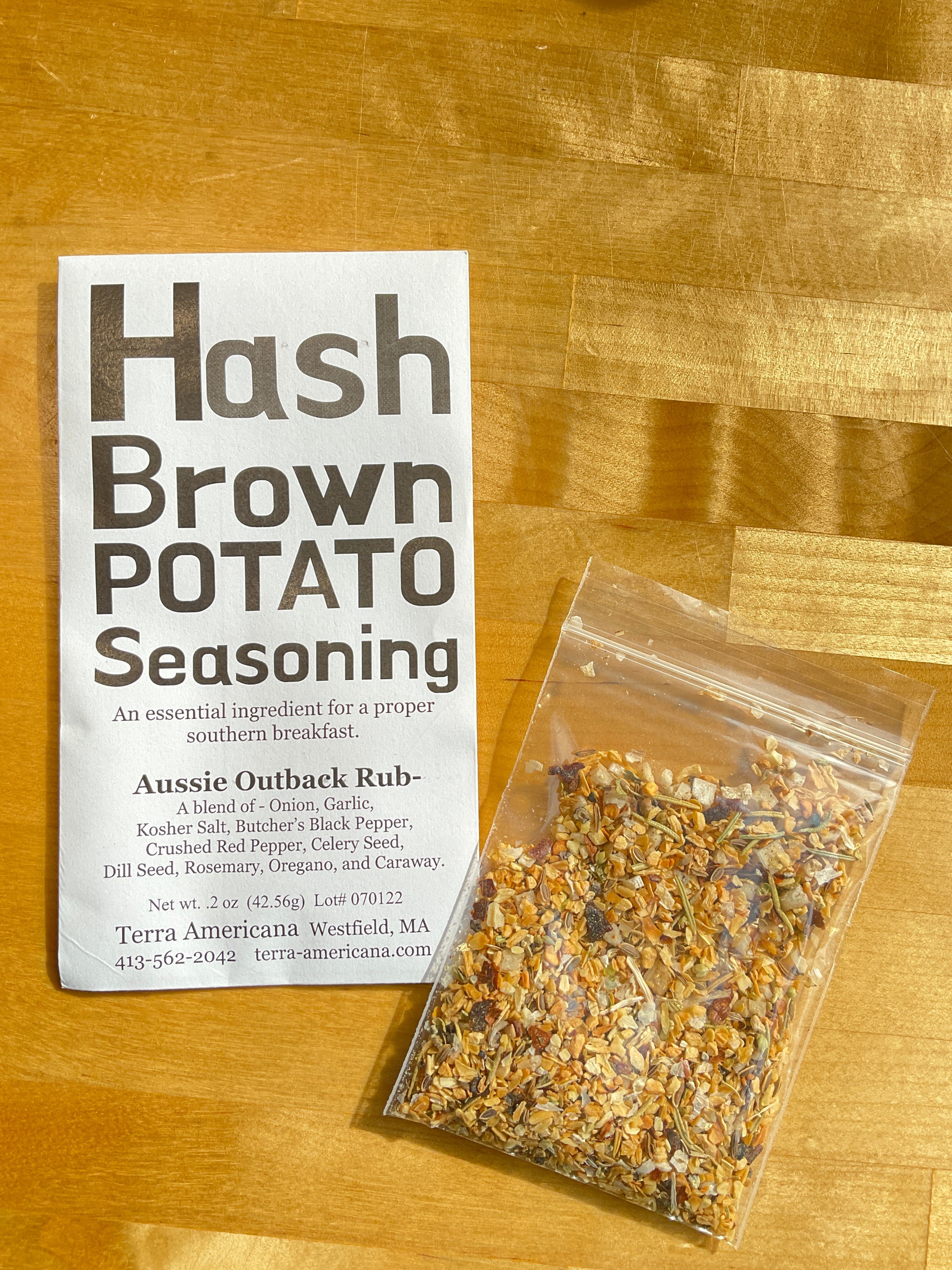 Hash Brown Potatoes Seasoning Terra Americana