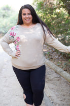 Side With Love Long Sleeve Top Boutique Simplified