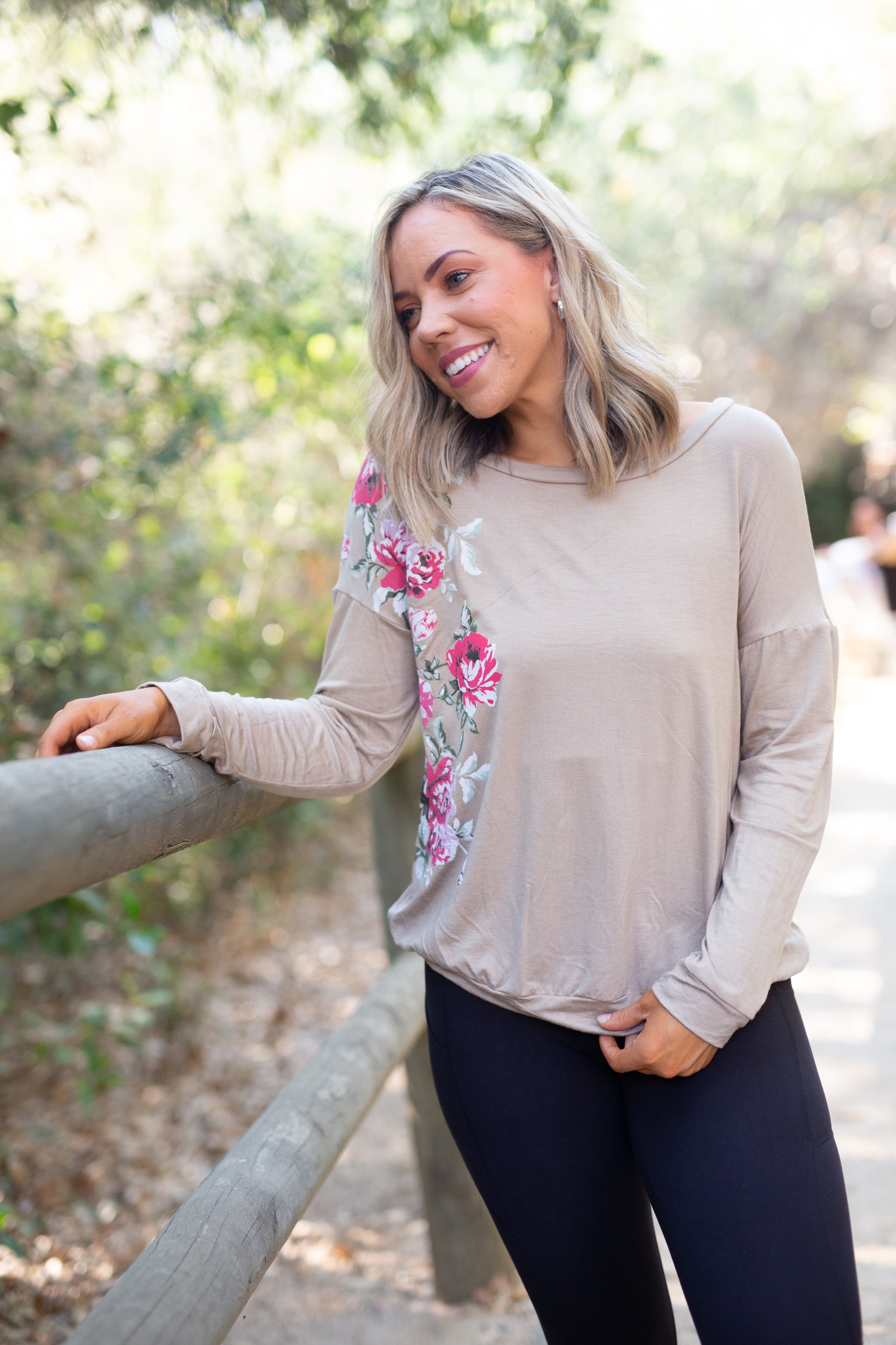 Side With Love Long Sleeve Top Boutique Simplified