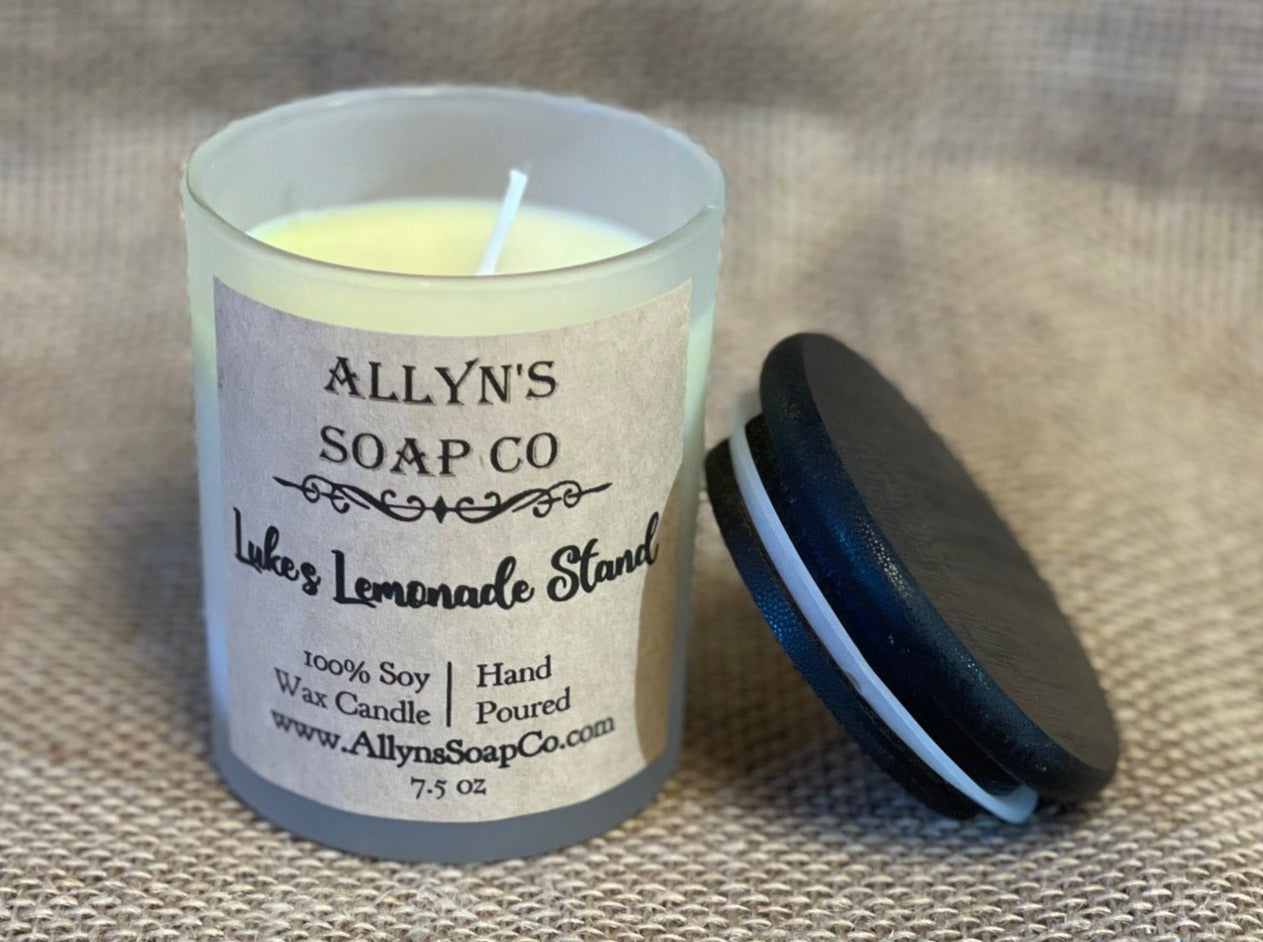 Luke's Lemonade Stand Soy Candle Allyn's Soap Co