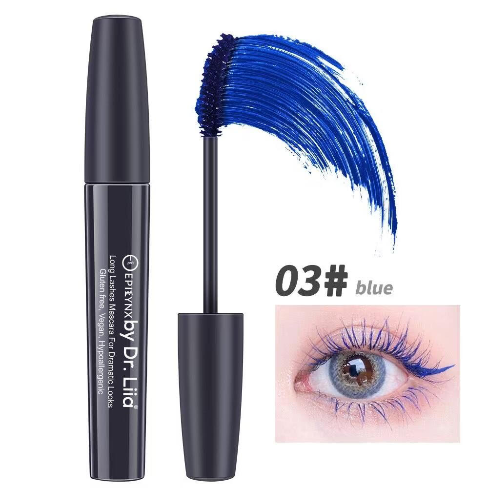 Long Lashes Mascara For Dramatic Looks - Carbon Black, Brown, Blue, Purple and Red Mascara EpiLynx