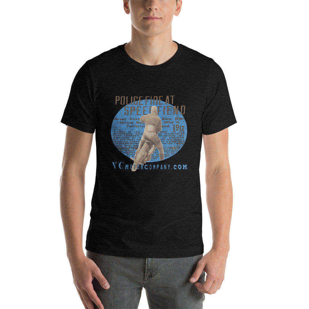 Motorcycle Speed Fiend - Men's Motorcycle T-Shirt Virginia City Motorcycle Company