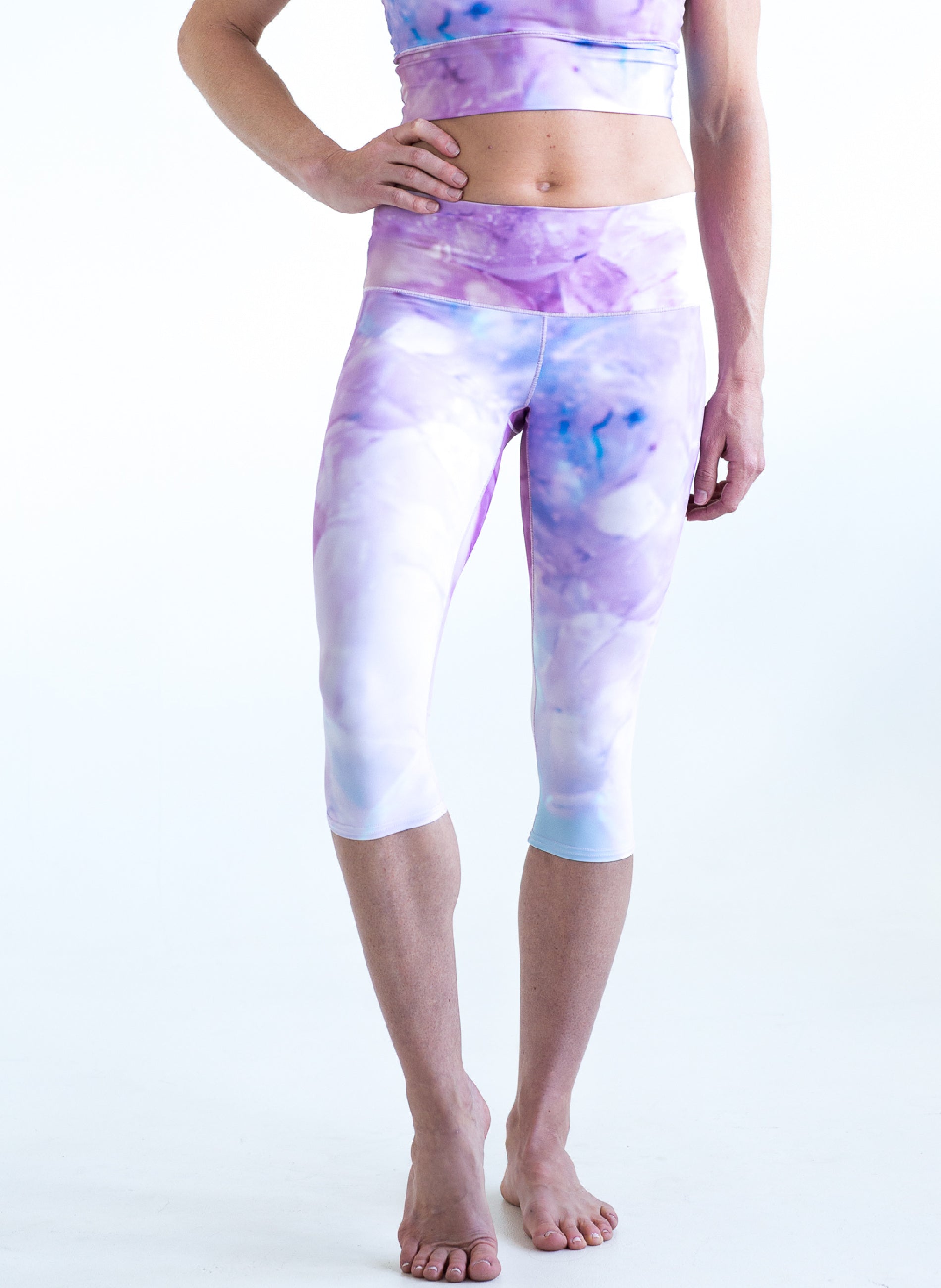 Pink Tie Dye Capris Colorado Threads Clothing