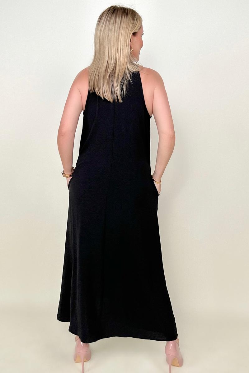 Be Stage Sleeveless Airflow A-Line Maxi Dress Kiwidrop