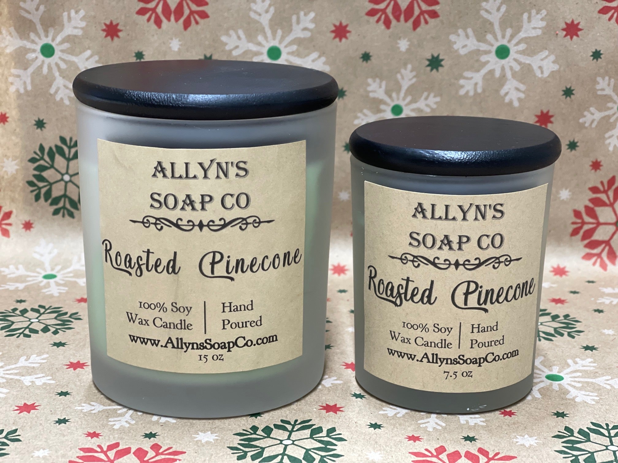 Roasted Pinecone Soy Candle Allyn's Soap Co