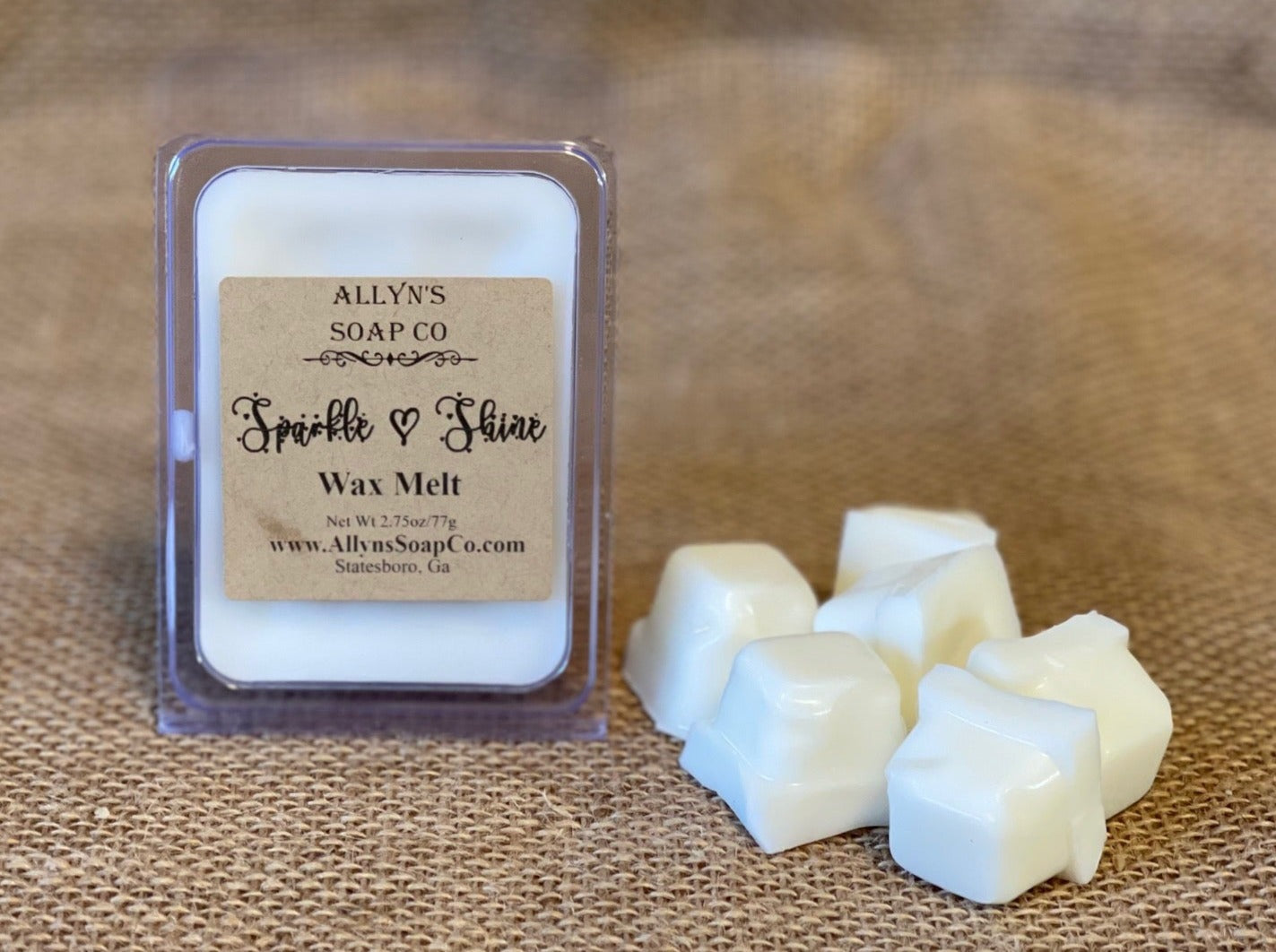 Sparkle N Shine Wax Melts Allyn's Soap Co