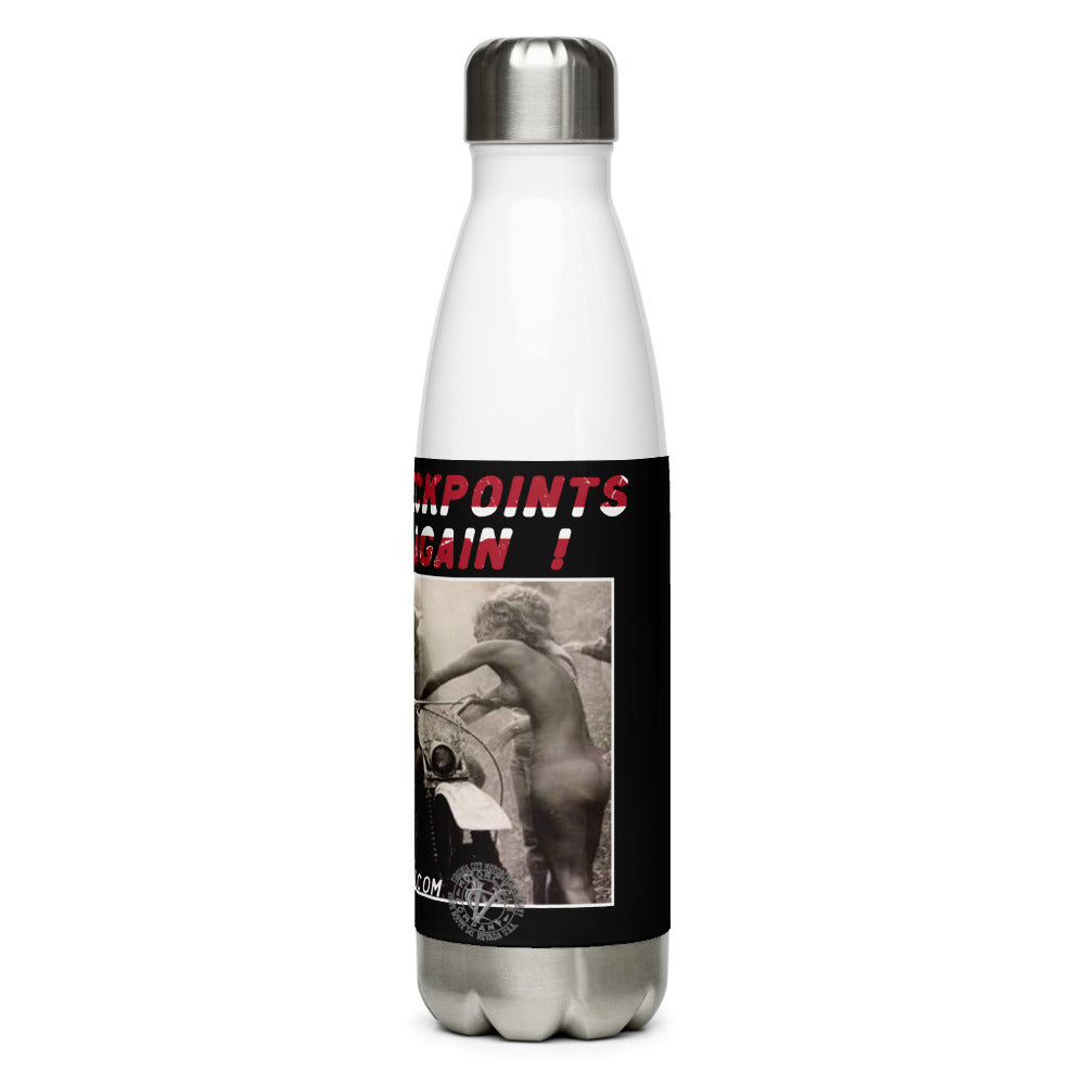 Make Checkpoints Great Again - Stainless Steel Water Bottle Virginia City Motorcycle Company