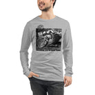 Dirt Bike #181 Long Sleeve White T-Shirt Virginia City Motorcycle Company