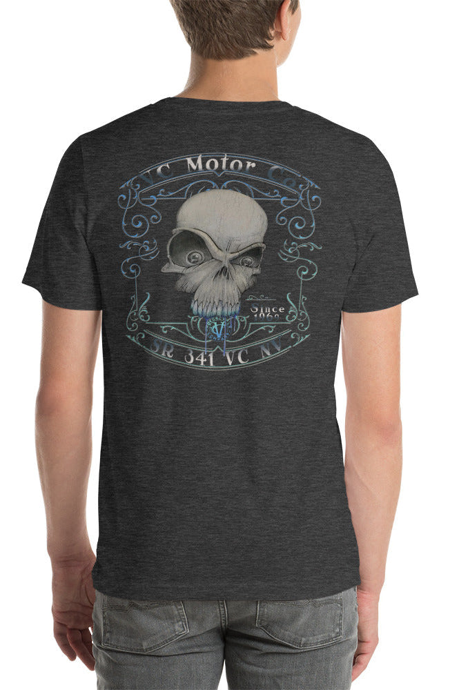 "Toxic" -  Men's Short-Sleeve Skull T-Shirt Virginia City Motorcycle Company